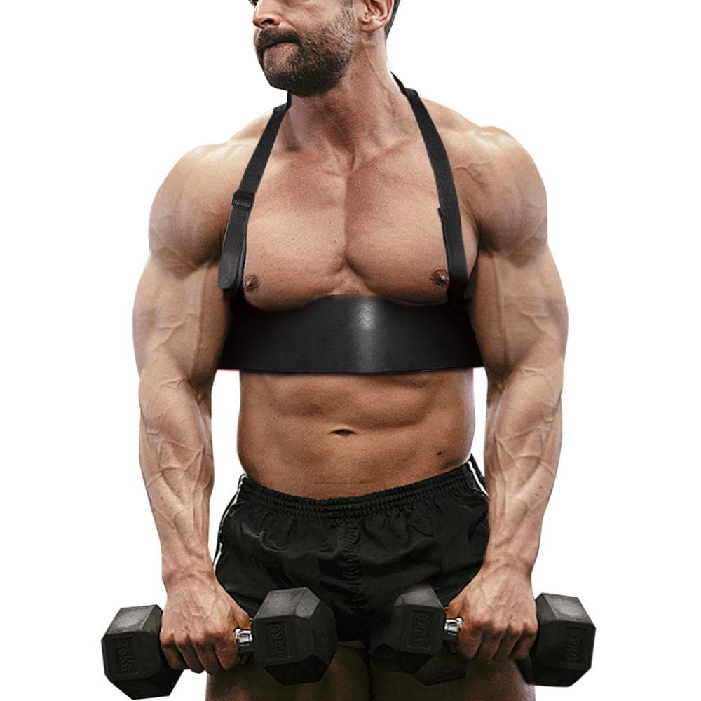 Biceps & Triceps Muscle Builder Bicep Isolator Arm Strength Training Machines Muscle Gains for black