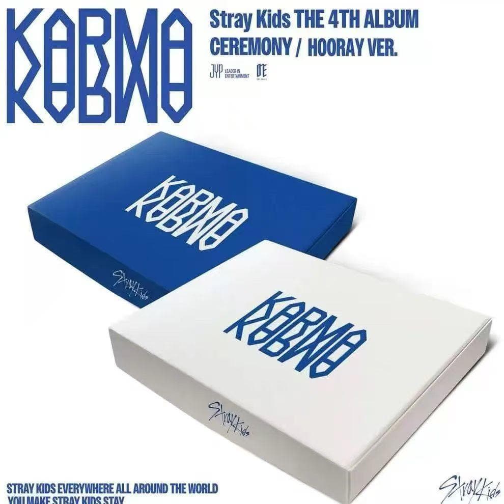 Stray Kids KARMA the 4th Album (pre-order gift included) blue