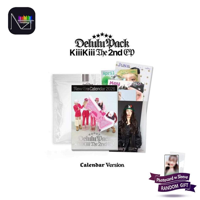 KiiiKiii – The 2nd EP [Delulu Pack] Calendar. Version