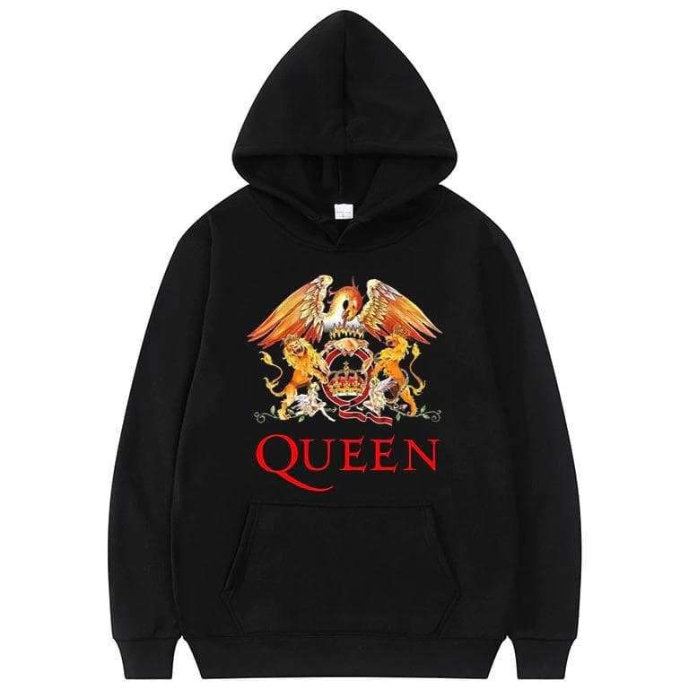 Hoodies Queen Rock Band Printed Sweatshirt Unisex Women Fashion Oversized Sweatshirts Hoodie  Harajuku Unisex Clothing Coat cm