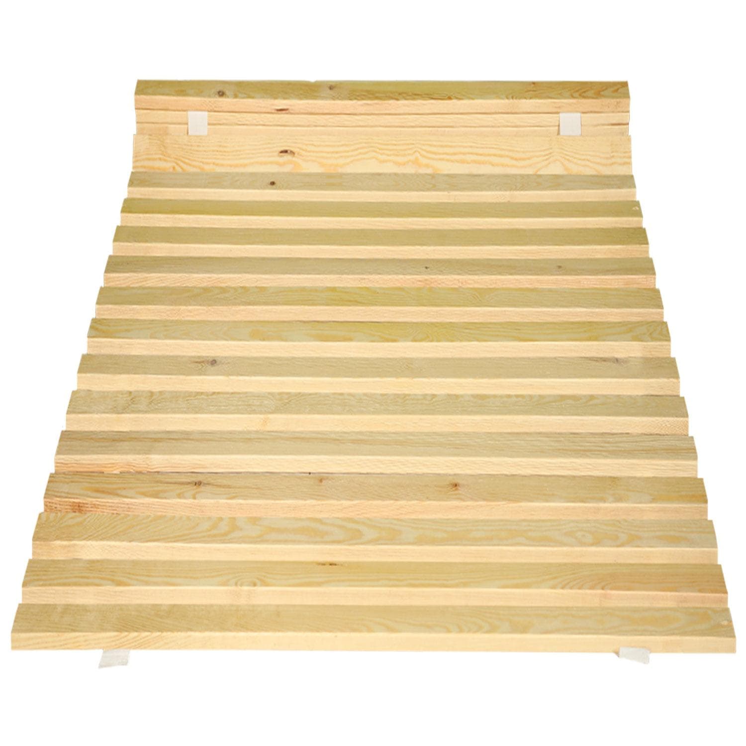 Wooden Bed Frame With Slats On A Mattress Strap 80 X 200 Cm
