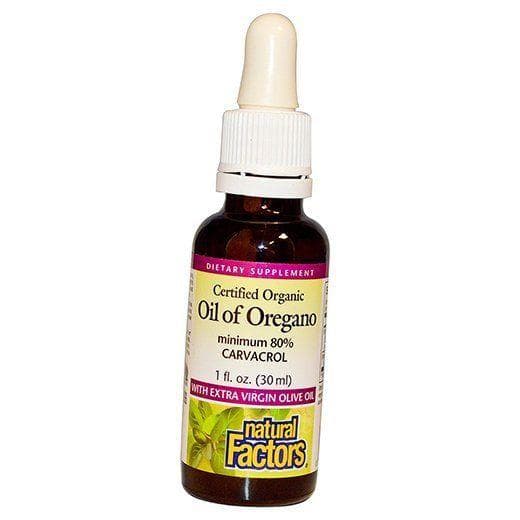 Oil of oregano, Oil of Oregano, Natural Factors  30ml (71406003)
