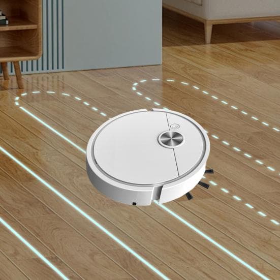 3-in-1 Sweeping Robot Vacuum Cleaner Powerful Suction Efficient Ultra Slim Mini Cleaning Robot Automatic Vacuum Cleaner pink