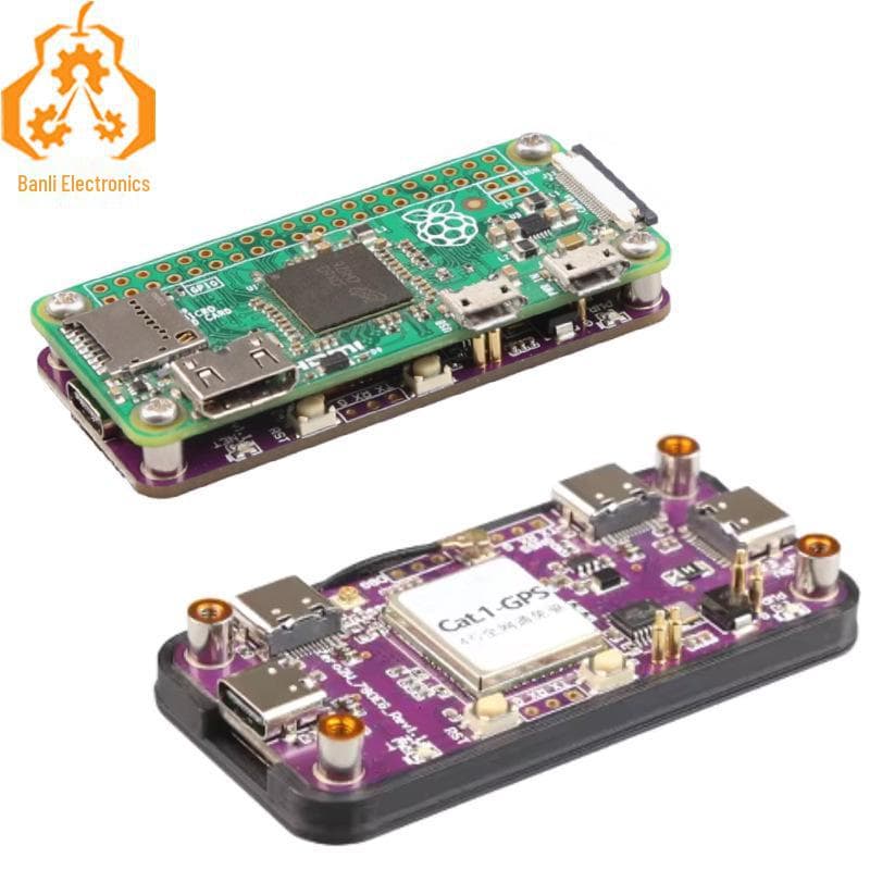 Raspberry Pi Zero 4G Cat1 LTE/GPS/EA/EU w/ USB HUB & 2W Support