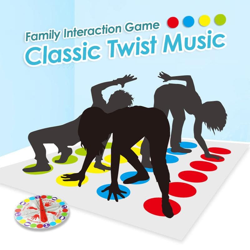 1 Set Twist Game Mat Fun Family Party Board Game for Kids Body Move Twist Interactive Play