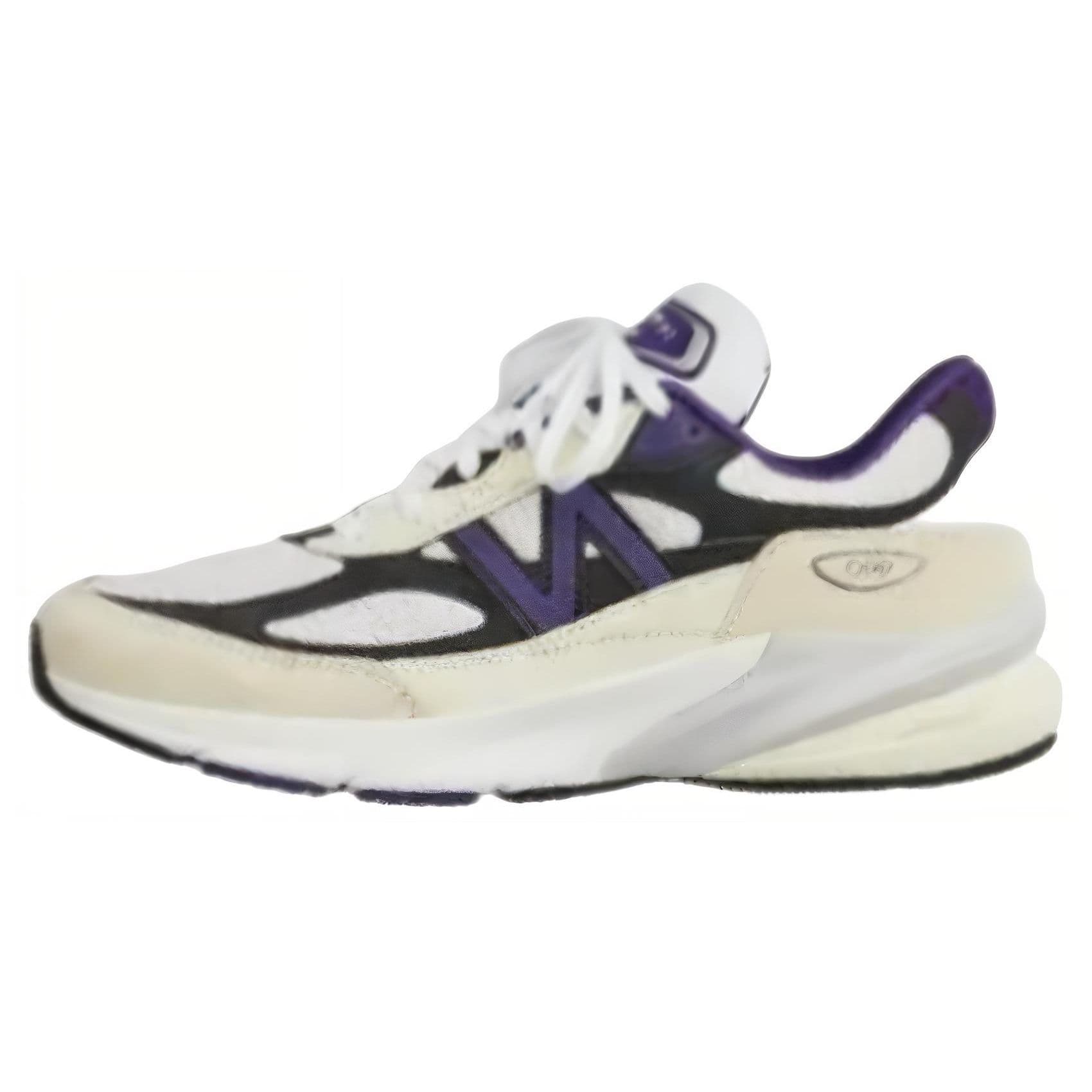 Teddy Santis x New Balance 990v6 Made in USA White Black Plum Men Sneakers Phantom U990WB6 cm