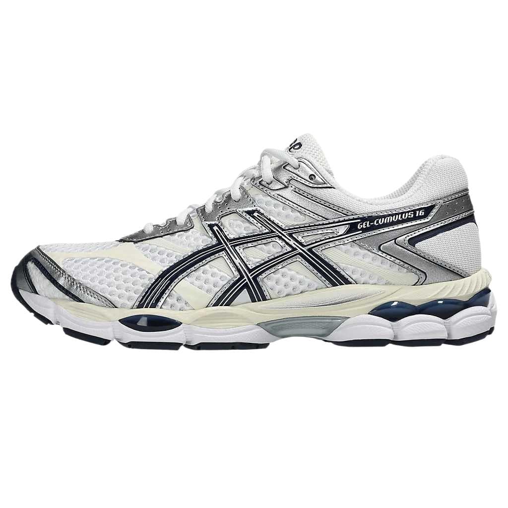 ASICS Gel Cumulus 16 White Midnight Unisex Sneakers 1203A733-103 cm