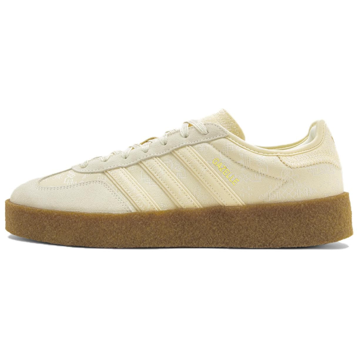 CLOT x adidas Gazelle Crepe Sole Pack - Cream White Men Sneakers Core-White Gold-Metallic JR5410 cm