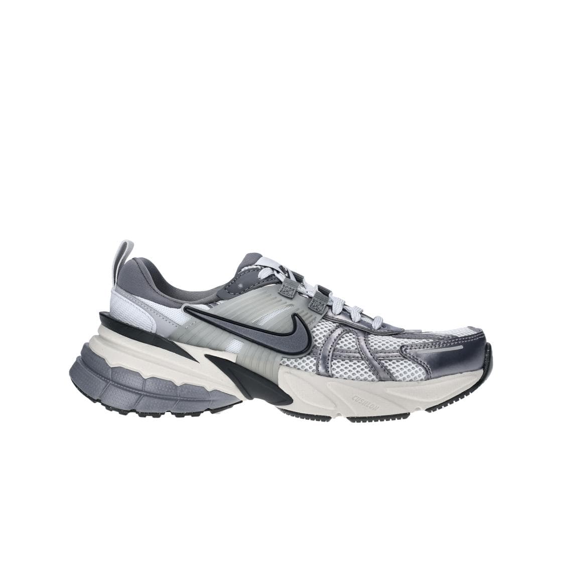 Nike  V2K Run Pure Platinum Wolf Grey Women Sneakers Cool-Grey Metallic-Cool-Grey FD0736-003 cm