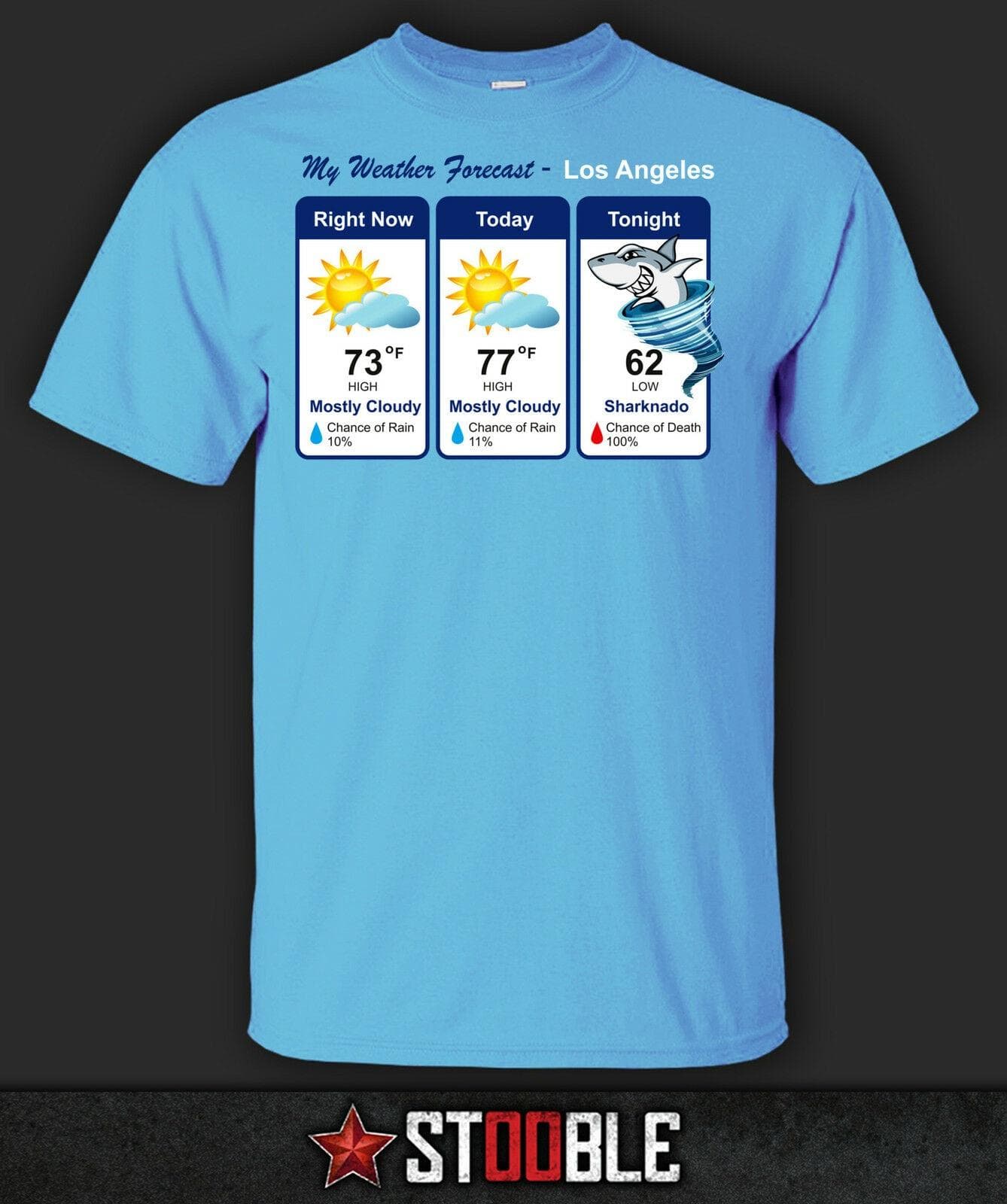Sharknado Weather Forecast Unisex T-Shirt Direct From Stockist cm
