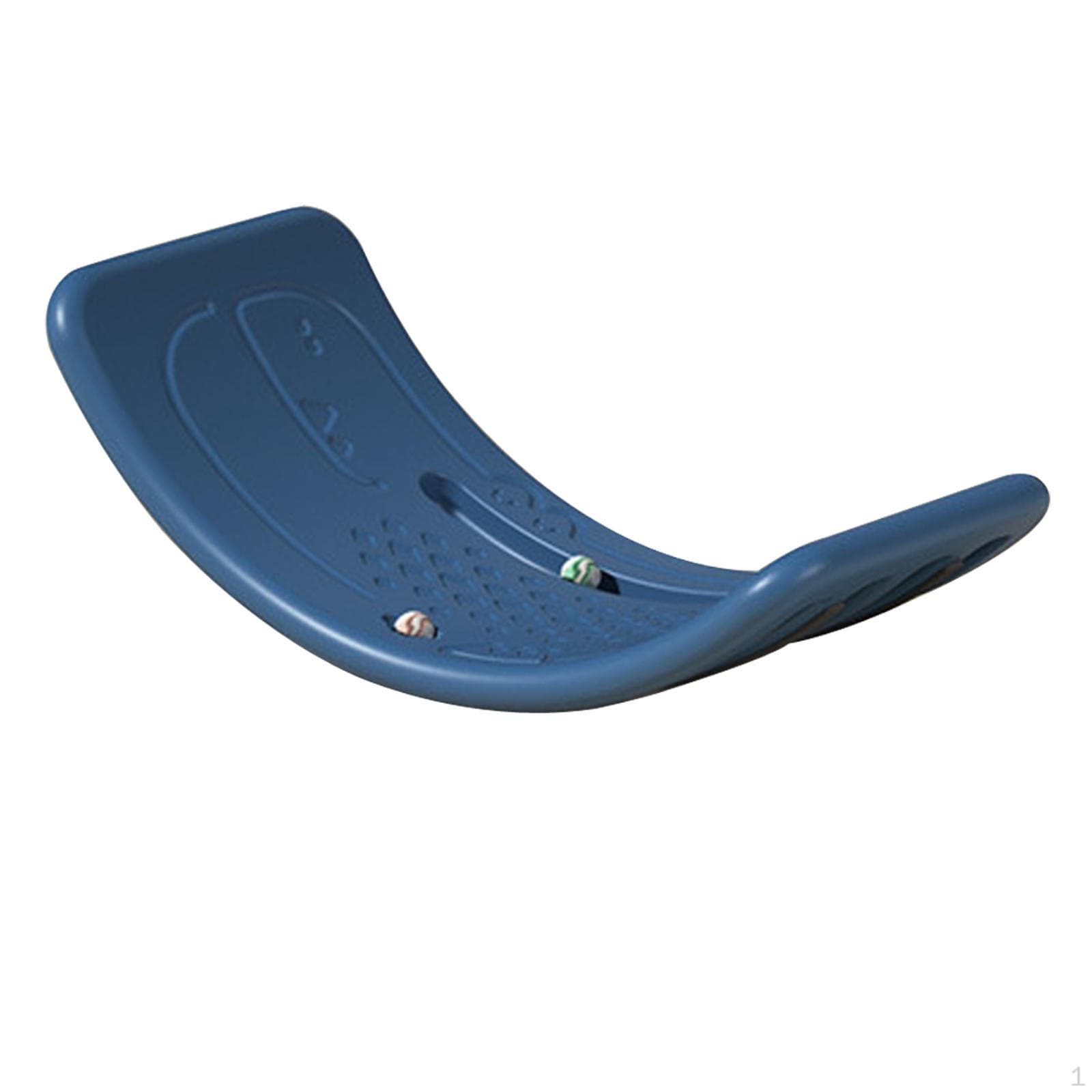 Balance Board Stability Curved Rocker Balancing for Fitness blue