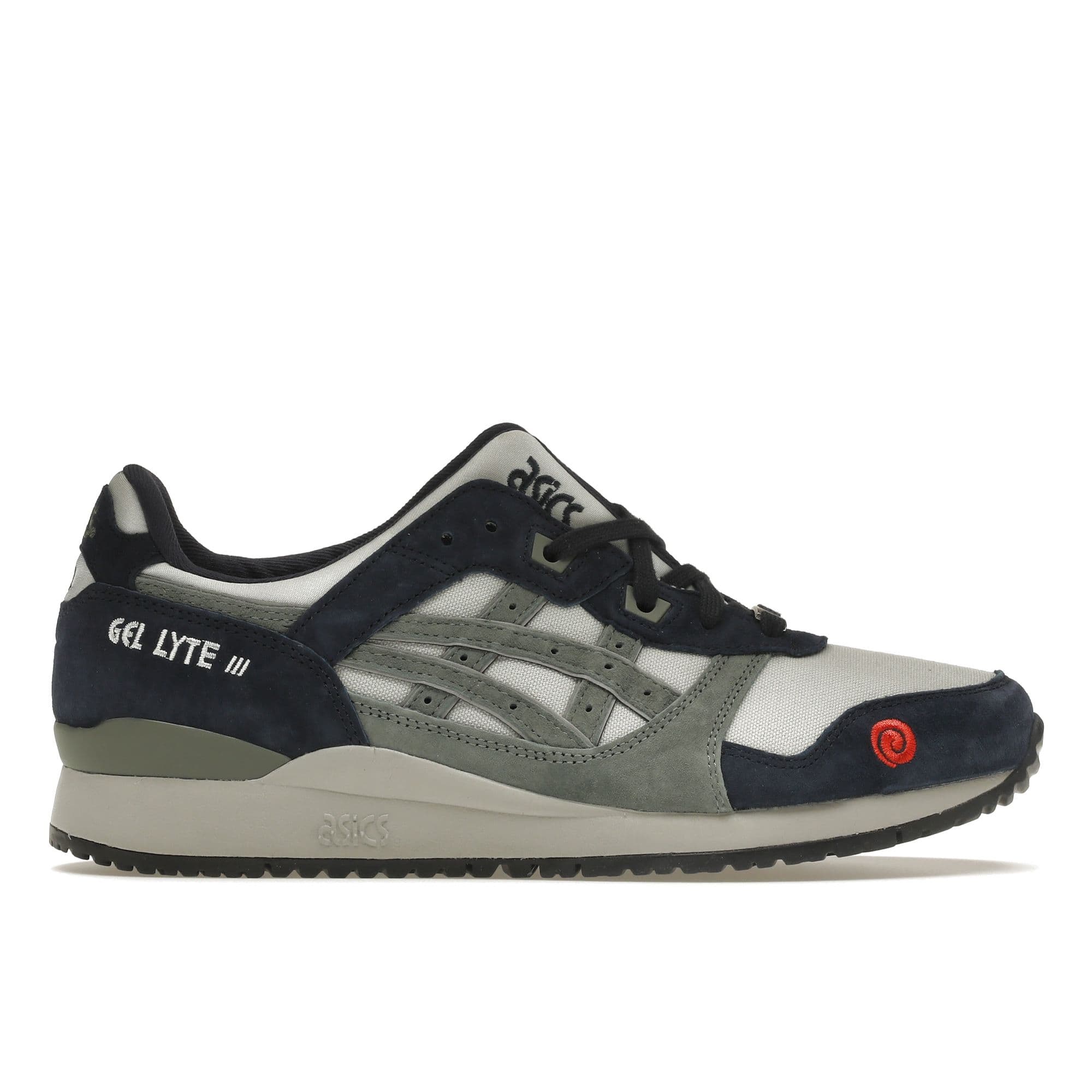 Naruto Shippuden x ASICS Gel Lyte 3 OG Kakashi Unisex Sneakers Grey Glacier-Grey Lichen-Green 1201A661-020 cm