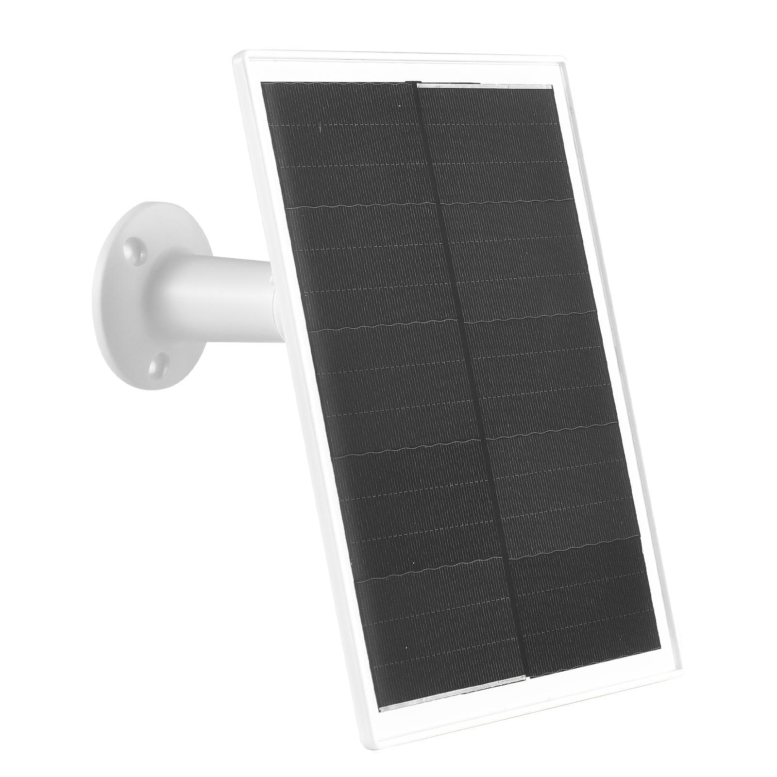 10W Solar Panel for Security Camera 5V Type-C Port Camera Solar Panel Charger with IP65 Waterproof white