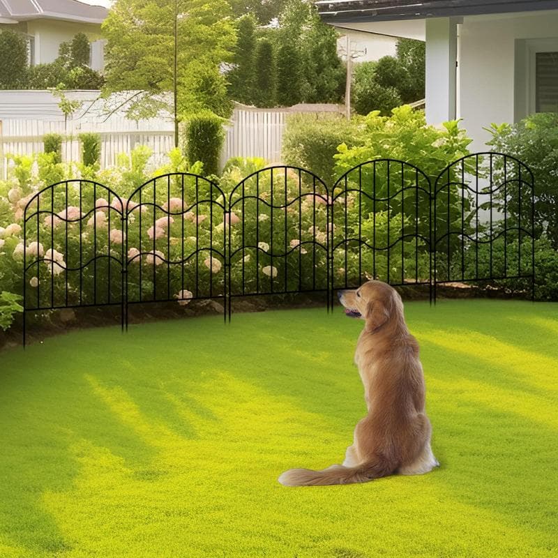 Garden Fence Animal Barrier For Dog 10x Decor Fencing Temporary For Pet Area Flower Bed Patio Yard Lawn Outdoor Weather