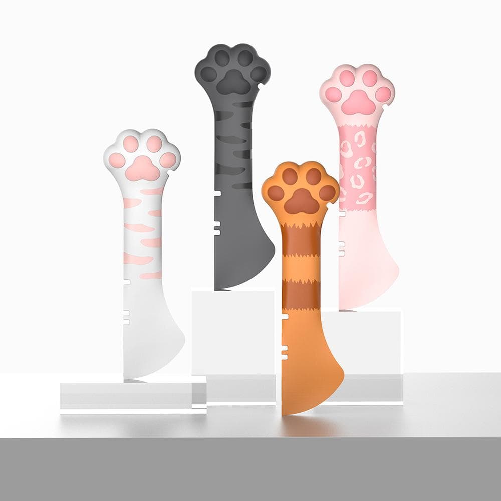 Multifunction Pet Canned Spoon Plastic Jar Opener Puppy Feeding Food Scoop Cat Dog Feeder Shovel Pets Tableware Pet Accessories grey