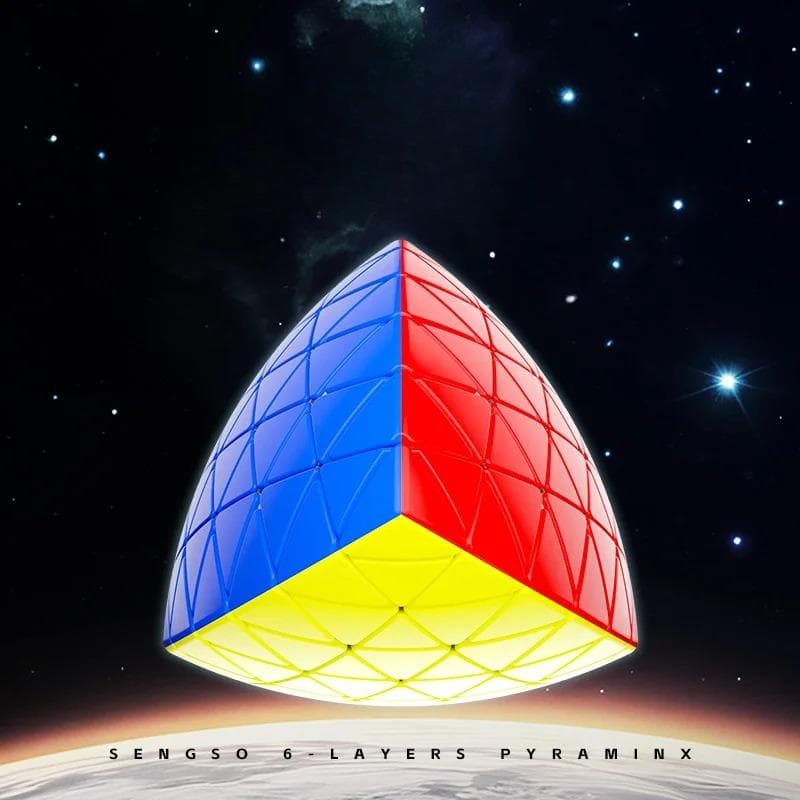 6-Layers Pyraminx Cube Professional Puzzle Toys Speed Cube Children Gift Cubo Magico Puzzle