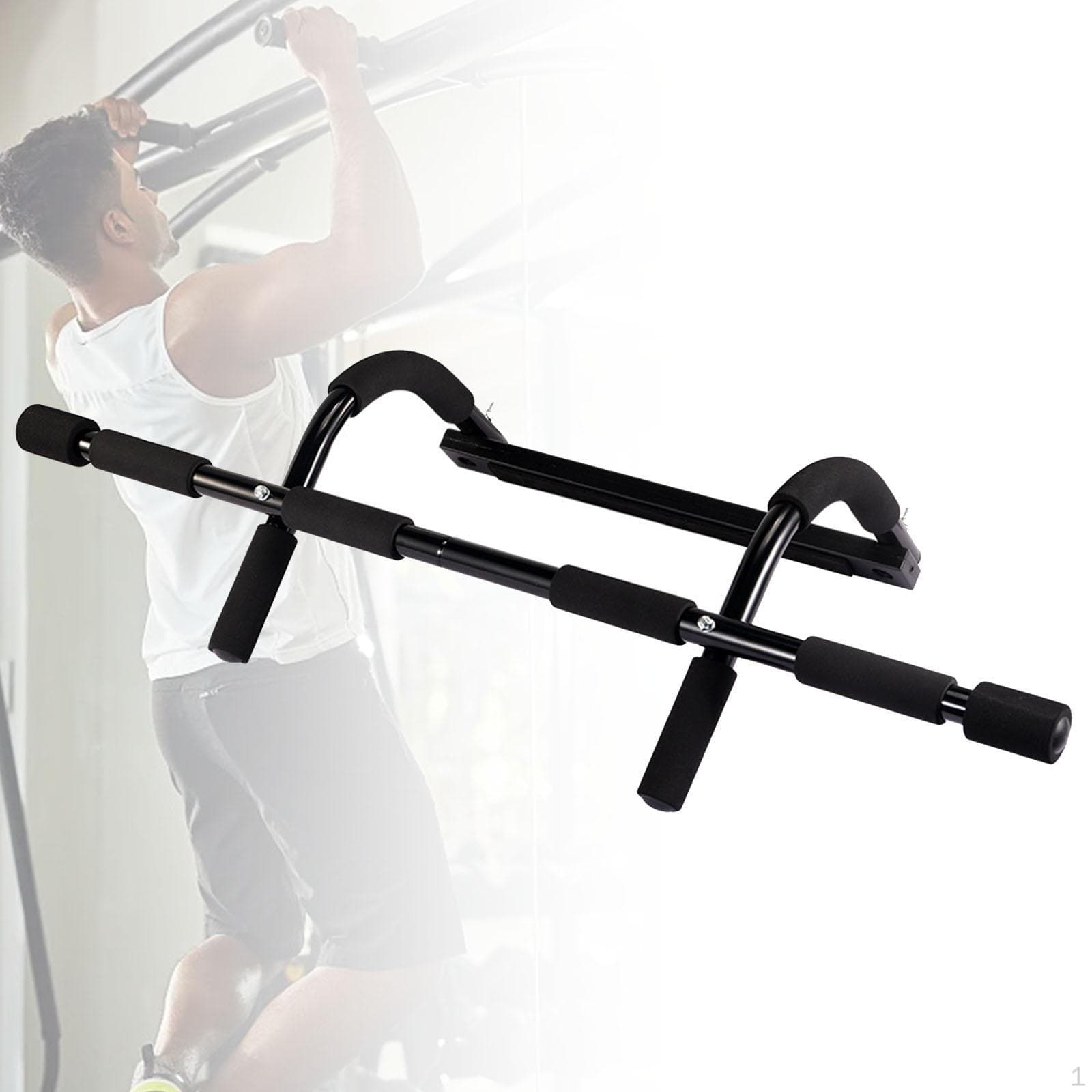 Pull up Bar for Doorway Chin Hanging with Foam Grips Home Gym Portable