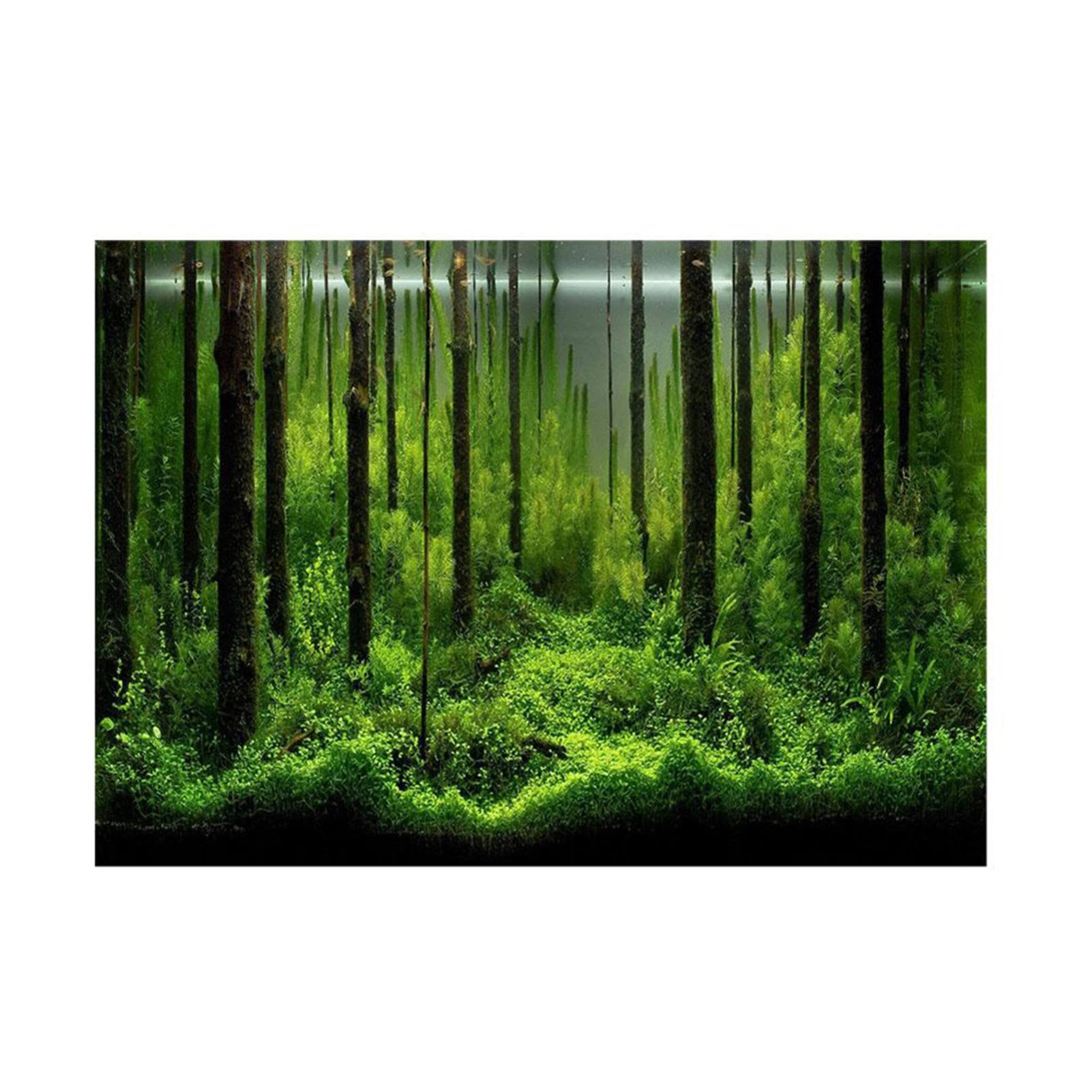 Waterproof PVC Aquarium Background Poster Self Adhesive Decor Paper for Fish  Landscape Decoration