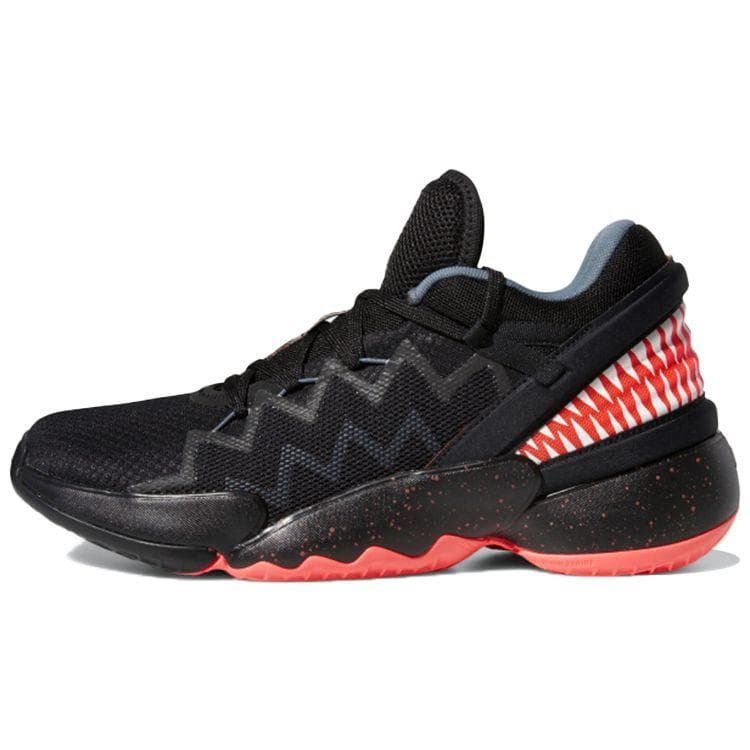 Marvel x adidas D.O.N. Issue #2 Venom Men Sneakers Black Core-Black Signal-Pink FW9038 cm