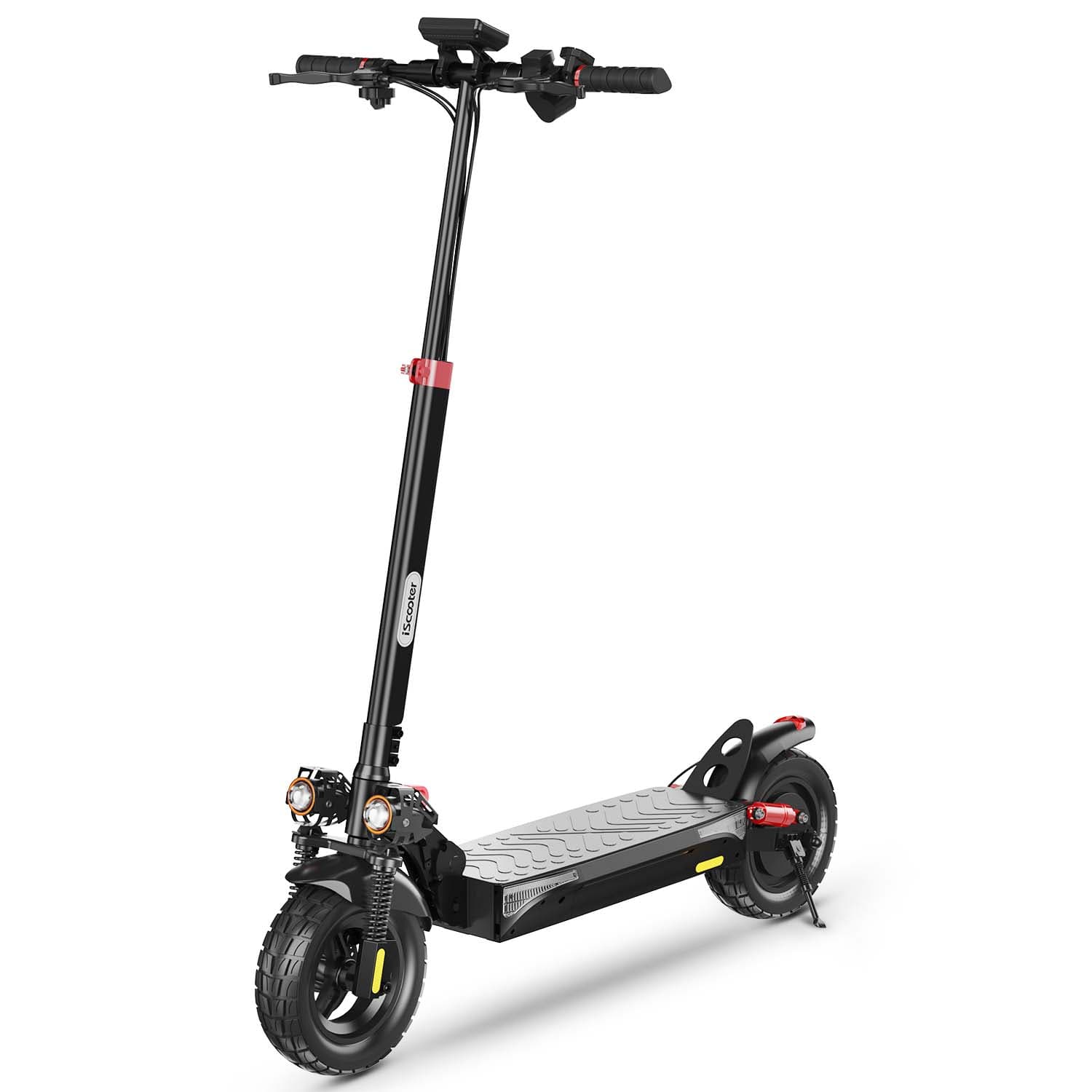 iScooter iX4 Foldable Multi Terrain Electric Scooter For Adult 800W Motor 48V15Ah Battery 10 Inch Road Tires City Commuting E-Scooter black