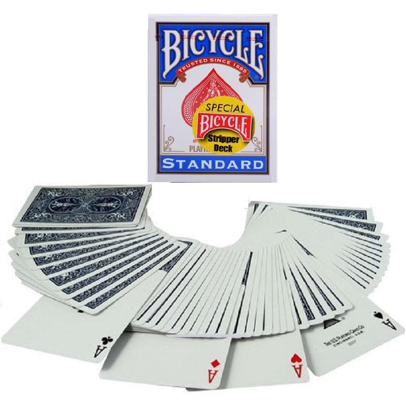 Bicycle Stripper Playing Cards USPCC Special Deck Magic Cards Magic Tricks for Magician blue