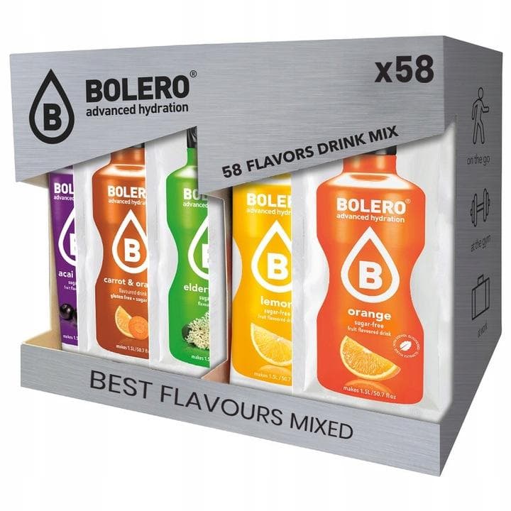 Bolero Drink 58X 9G Mix Smaków Bez Cukru Miks Iso