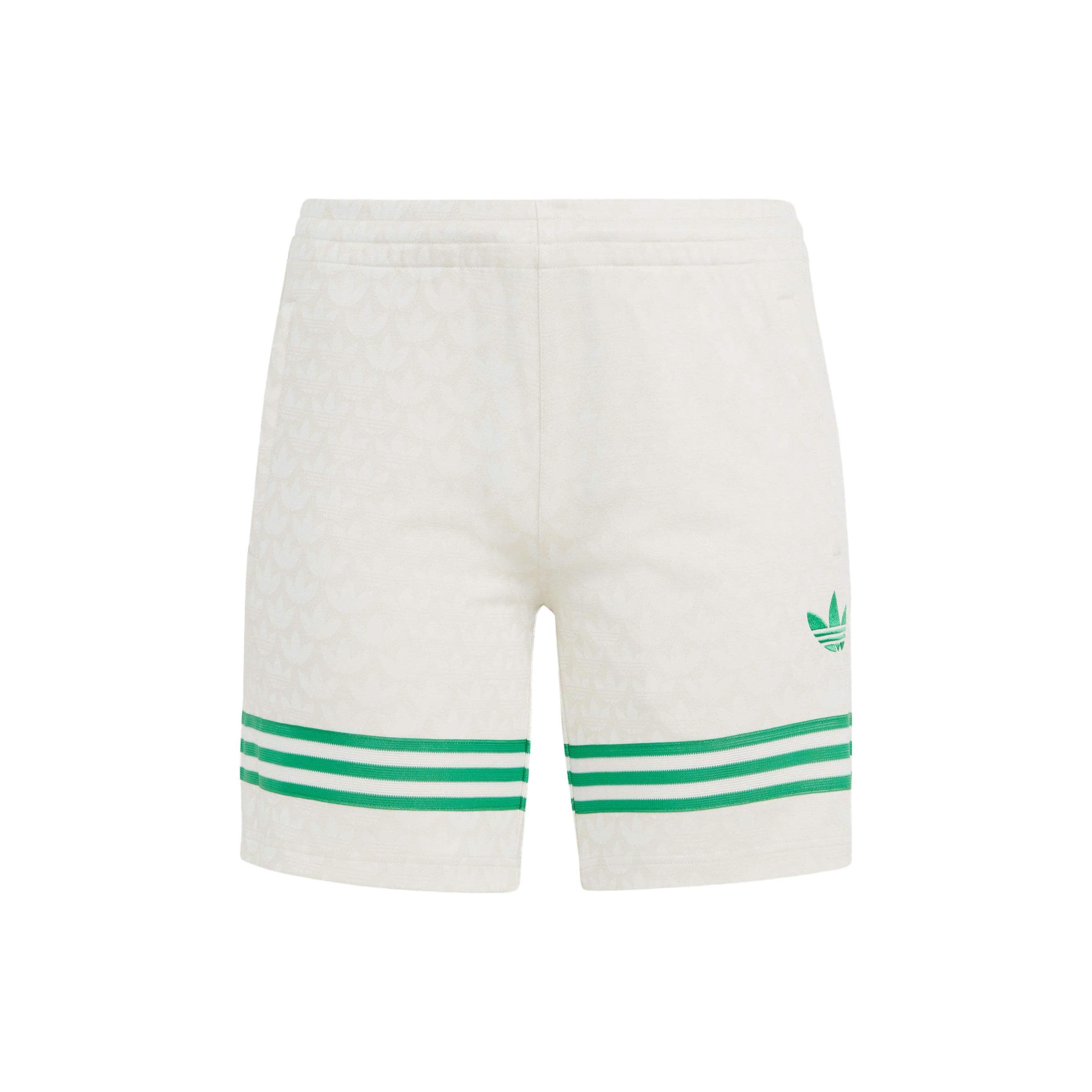 Adidas Originals SS23 Adicolor 70s Retro Series Logo Print Color Block Shorts Men Shorts Beige IP6974 cm