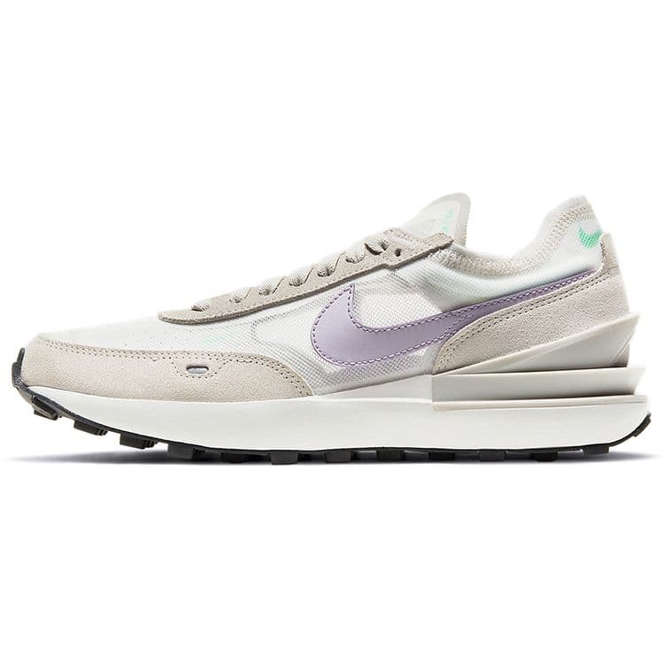 Nike  Waffle One Summit White Infinite Lilac Women Sneakers Light-Bone Green-Glow DC2533-101 cm