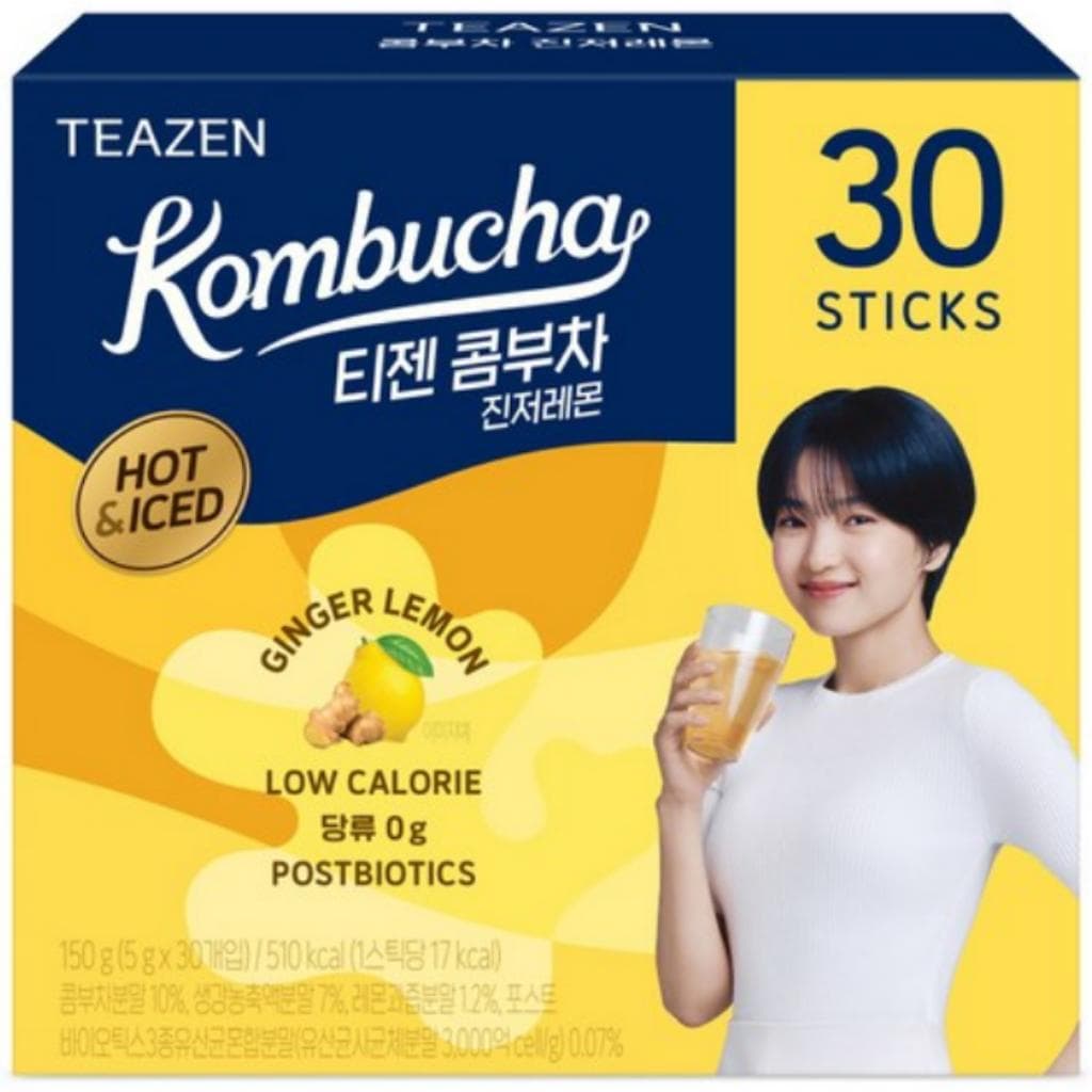 [TEAZEN] Kombucha Tea Ginger Lemon