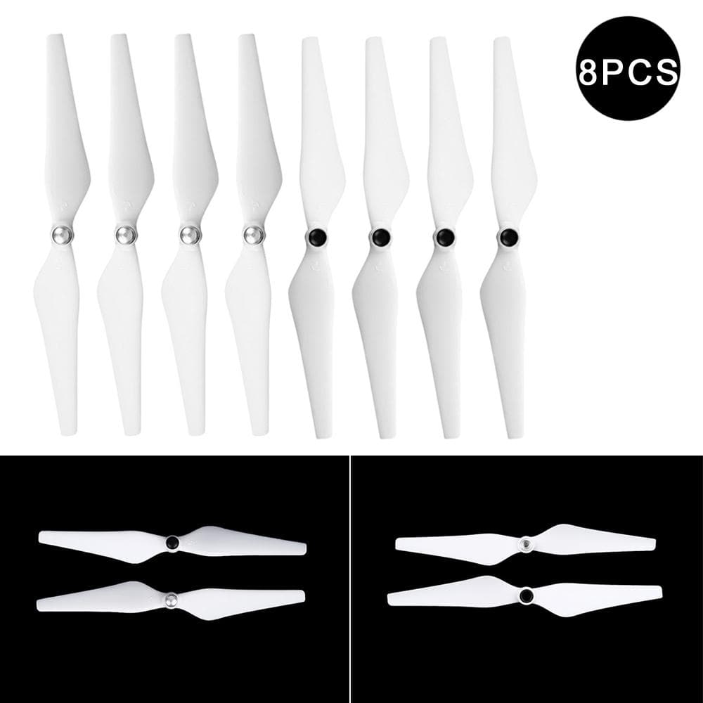 8X For DJI Phantom 3 Drone Prop Replacement Blade Propeller Blades Parts white