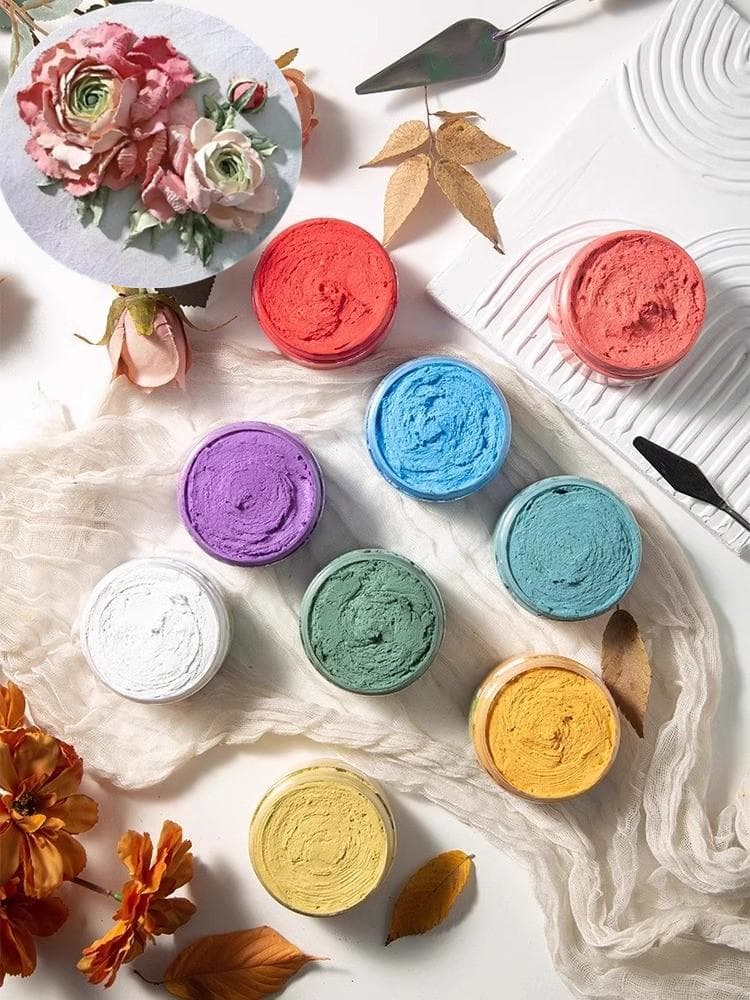 200g Painting Relief Paste Three-dimensional Sculpture Paste Acrylic Pigment Art Illustration Molding Decorative Water Color