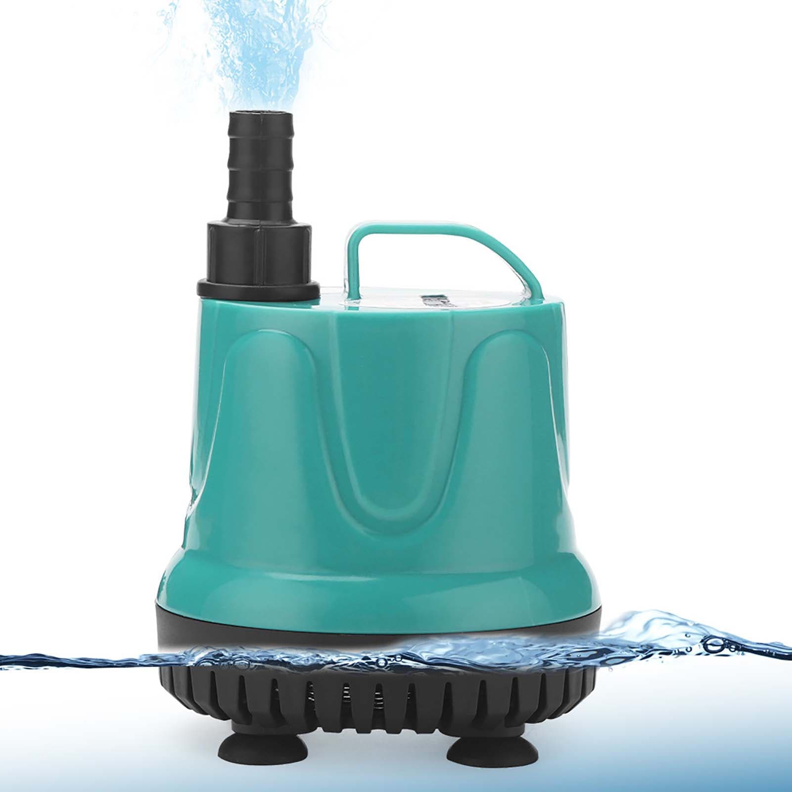 Submersible Pump Fountain Pump Aquarium Water Pump Tank Fountain 360 degrees Water Absorption Low Water green