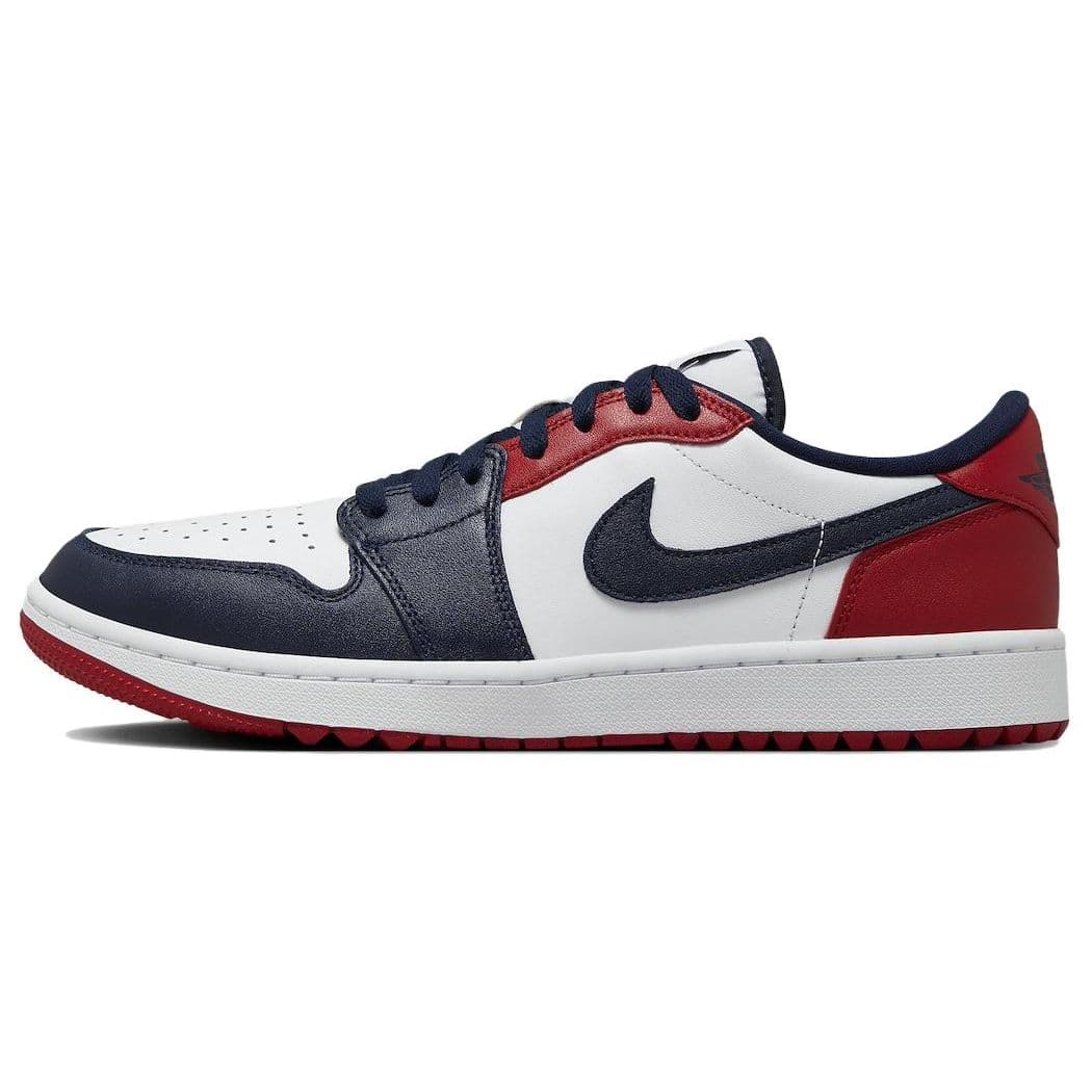 Air Jordan 1 Low Golf USA Unisex Sneakers Red White Obsidian DD9315-113 cm