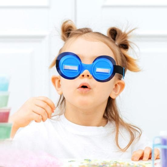 1 Set Upside Down Challenge Game Creativity Board Game with Goggles for Home Parties Festivals Outdoor
