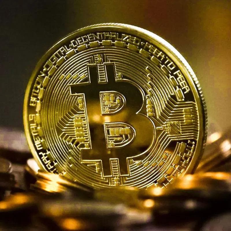Νέο Επιχρυσωμένο Κέρμα Bitcoin Συλλεκτικό Καλλιτεχνικό Συλλογή Δώρο Φυσικό
