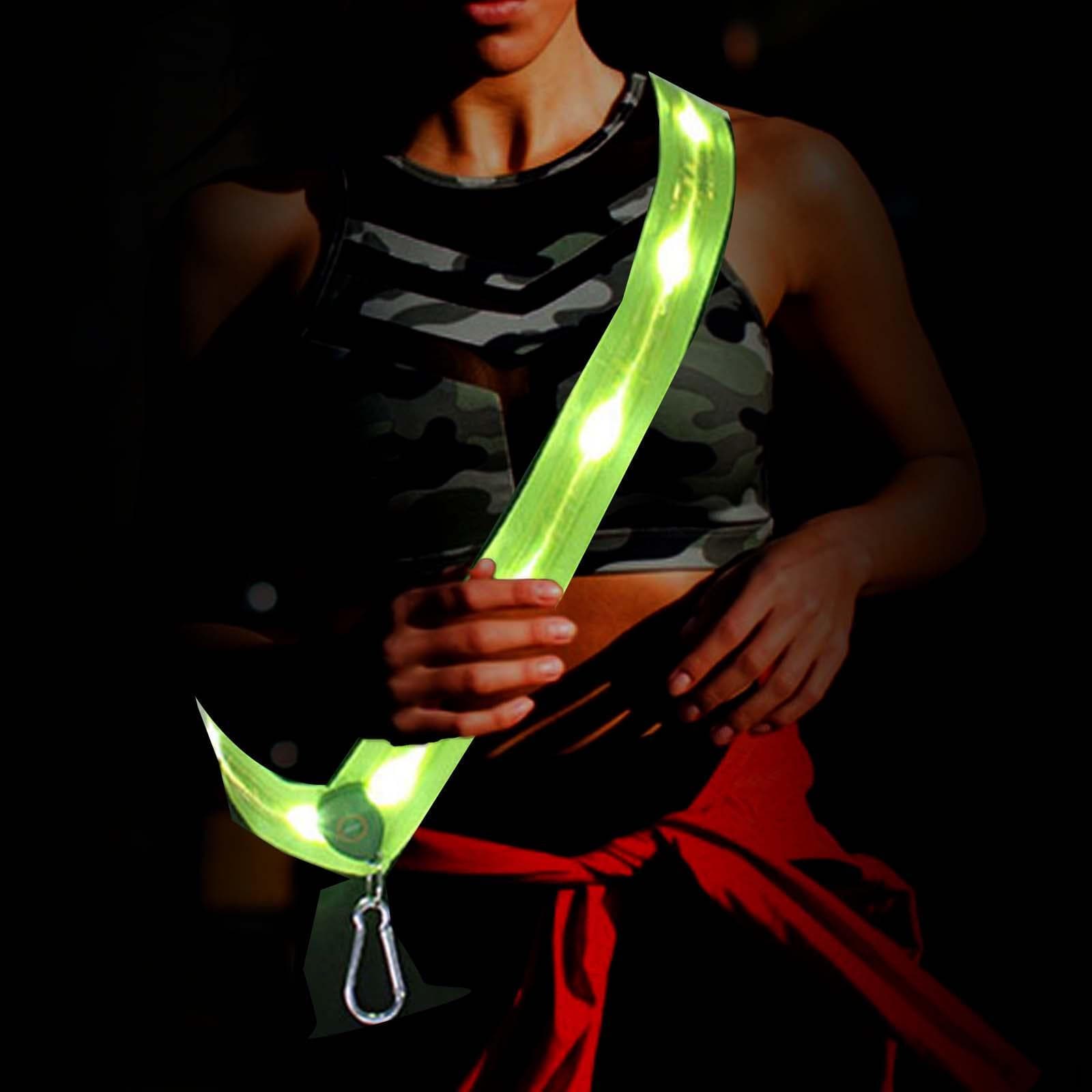 LED Night Running Security Gear for Kids Flashing Sash Luminous Belt Walking