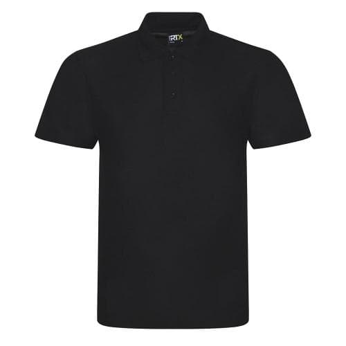 PRO RTX Mens Pro Pique Polo Shirt cm black