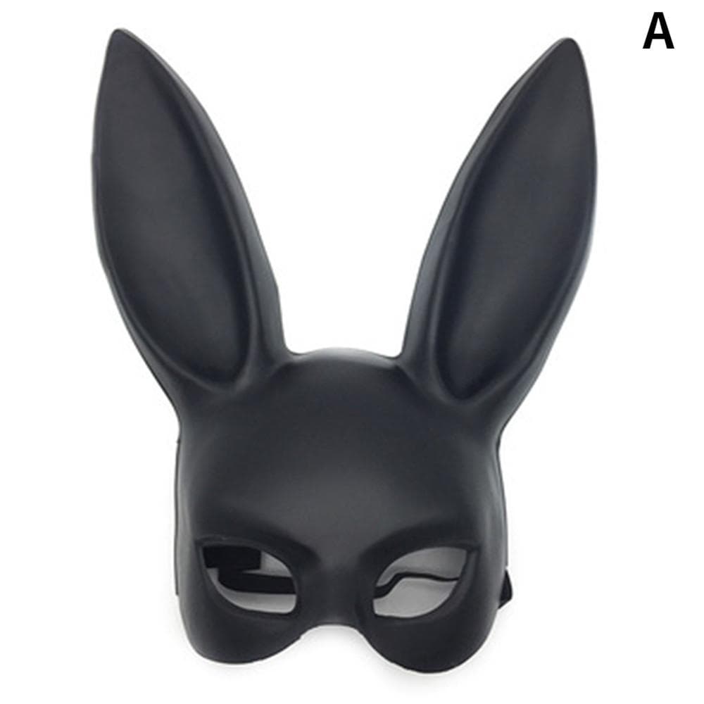 Adult Sexy Black Bunny Ear Rabbit Mask Women Masquerade Anime Cosplay Rabbit Mask Props Accessories For Women And Men cm