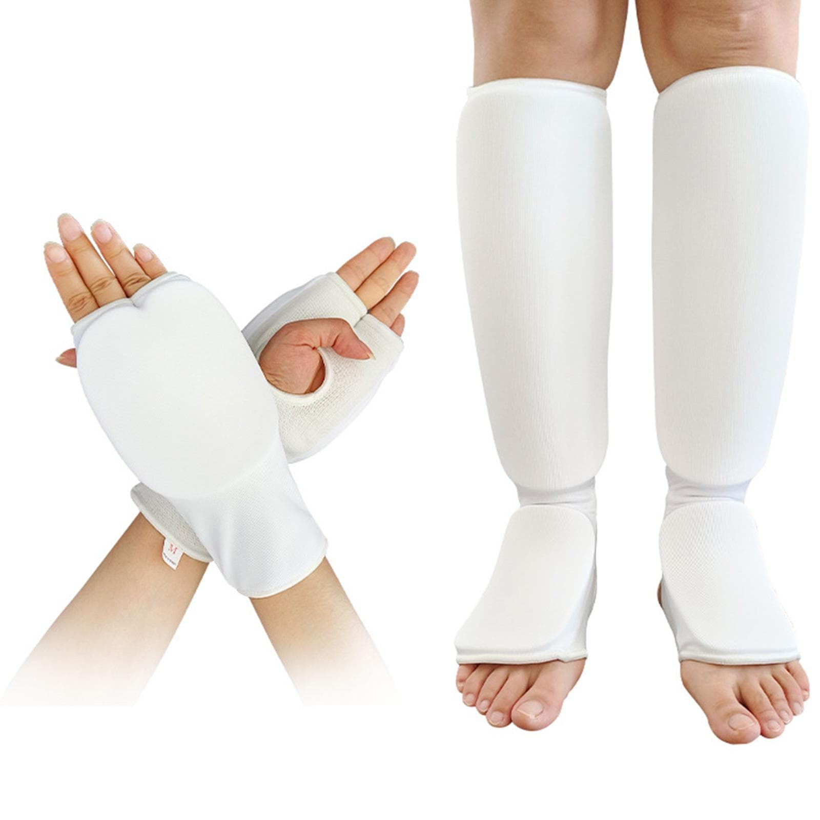 Leg Shin Guard Kickboxing Muay Thai Leg Instep Protections Pad Sports Training Martial Arts Boxing Padded Leg Protectors