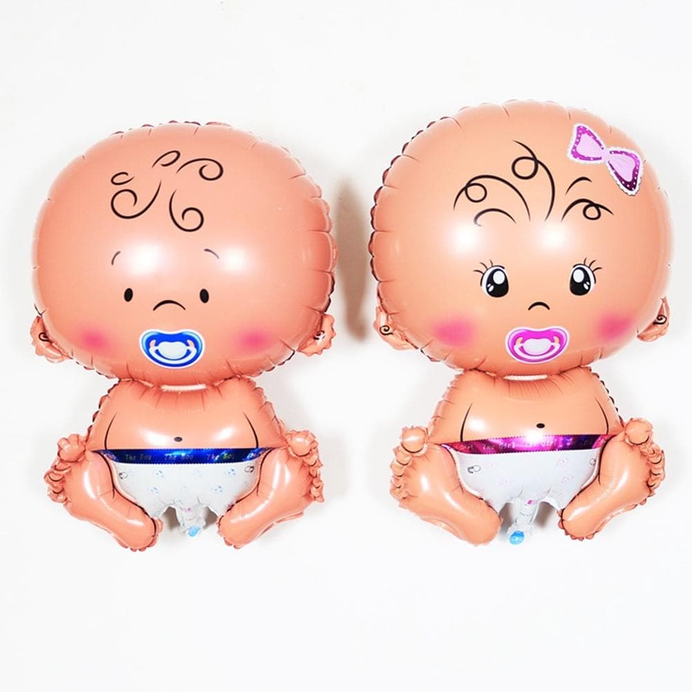 Baby Shaped Boy Girl Foil Air Balloon Party Birthday Decoration pink