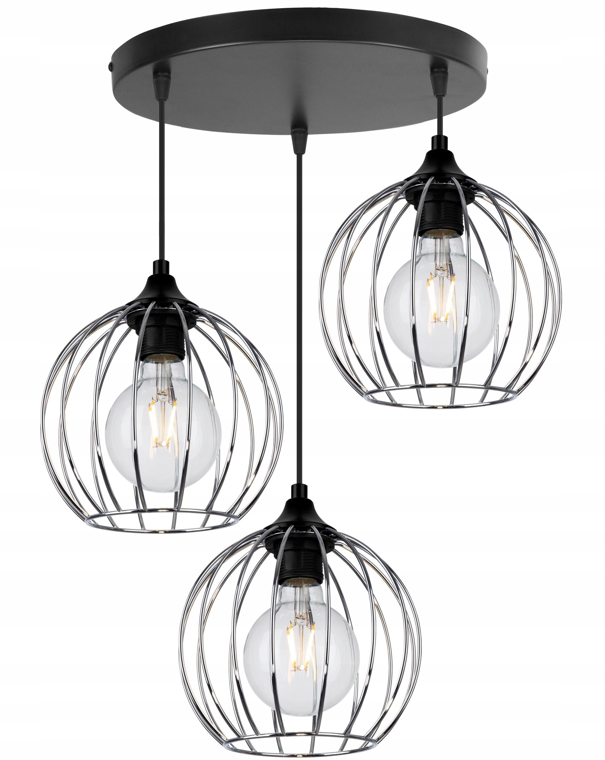 CEILING HANGING LAMP, WIRE CHROME LED