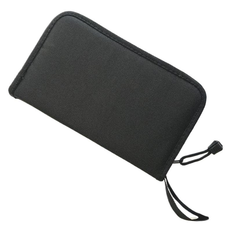 Black Pottery Tool Storage Bag Clay Sculpting Tool Bag Ceramic Sculpting Carving Needle Case Tookit Zippered Organizers