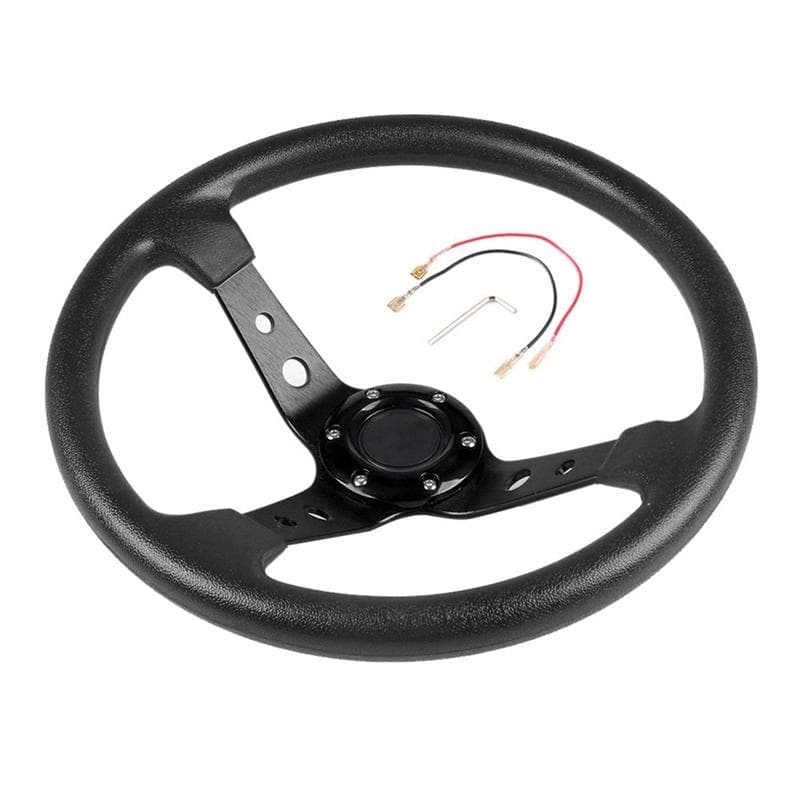 For Logitech G29 G920 G923 Racing Game, Racing Steering Wheel Gaming Steering Wheel Universal , 14 Inch 350Mm black