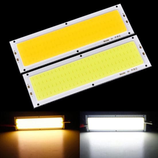 Durable 12-24V 1000LM 10W COB LED Strip Light Power Lamp Chip Warm Cool White