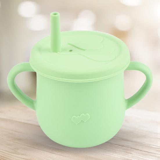 Eco-friendly Water Cup Dust-proof Easy To Carry Portable Children Drinking Sippy Mug yellow