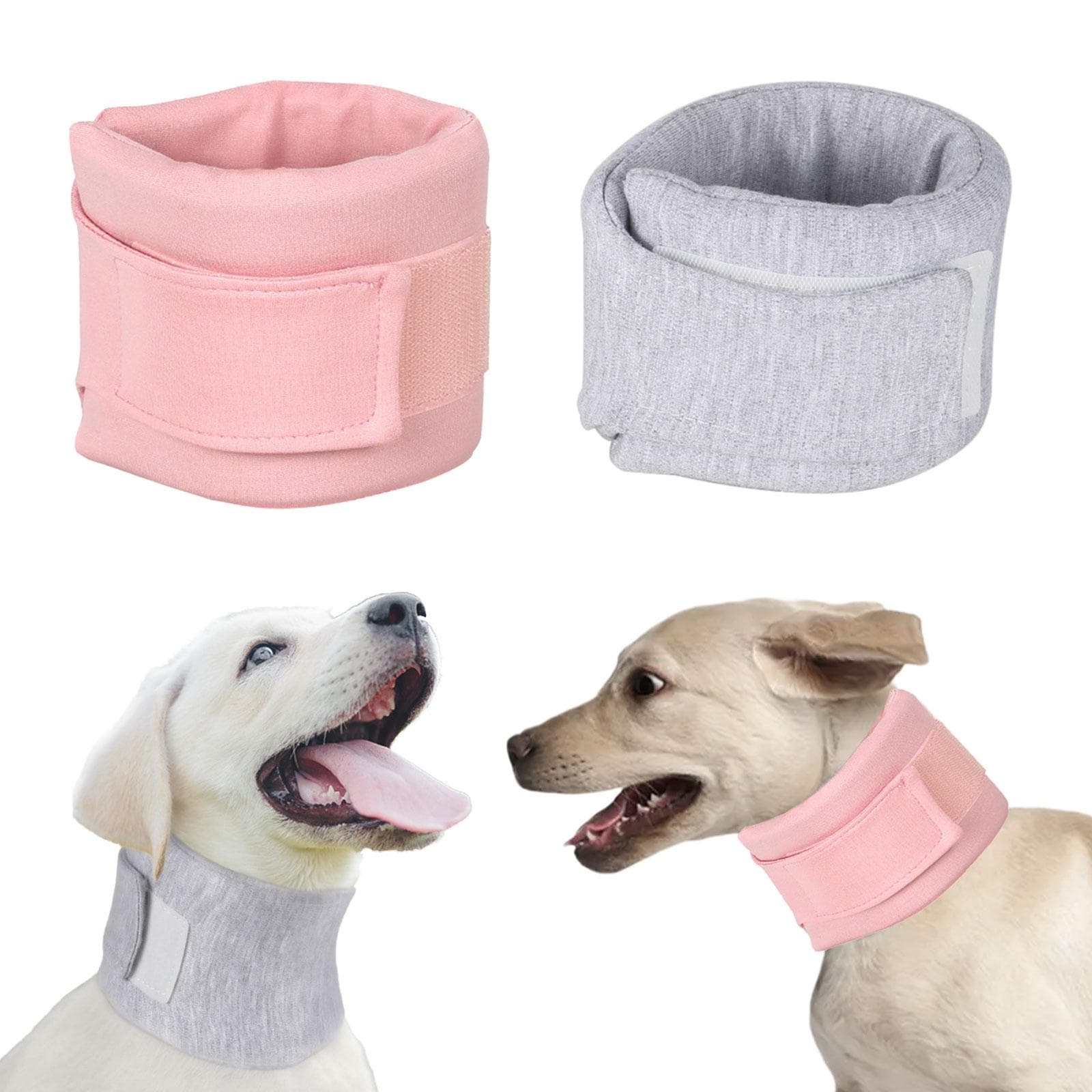 Comfortable Pet Recovery Neck Collar for Wound Protections Antilick Surgical Recovery Collar for Cat Dog After Surgery pink