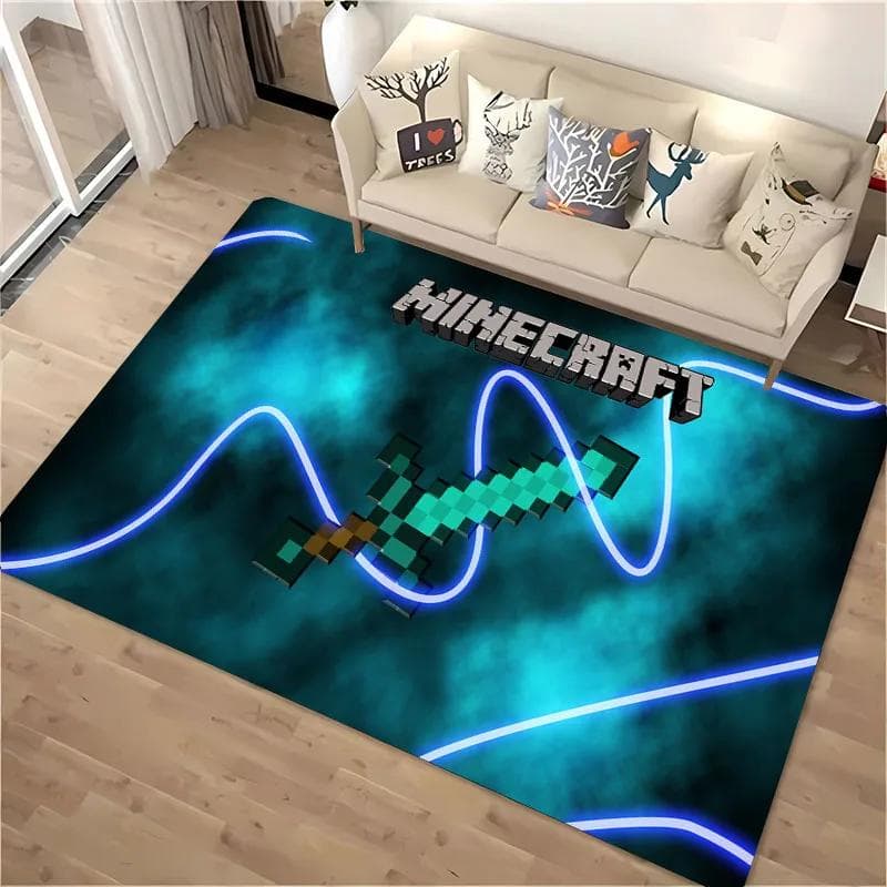 3D Εκτύπωση Χαλί M-M1necraft για Σαλόνι Υπνοδωμάτιο Διάδρομο Alfombra Αντιολισθητικό