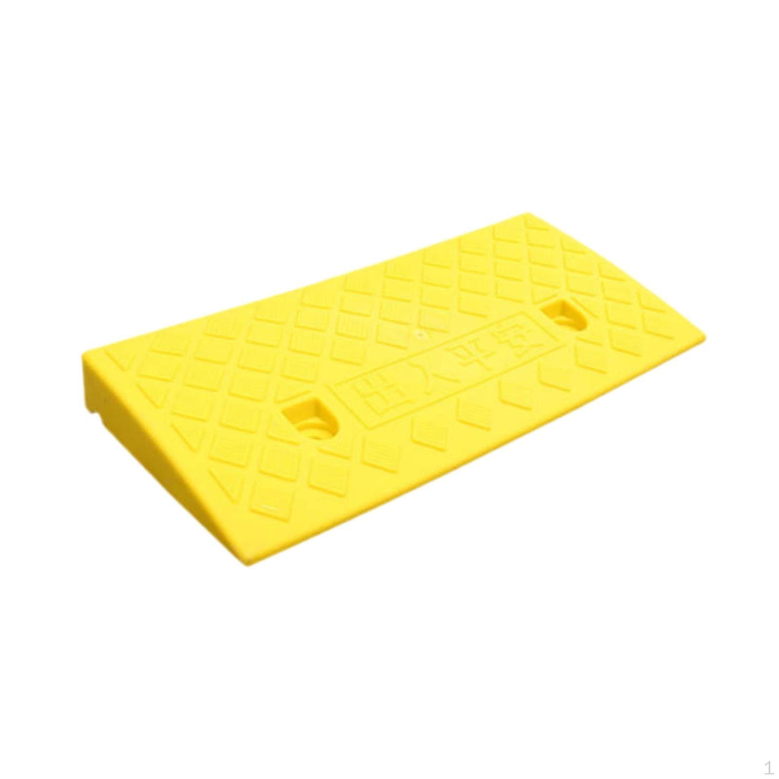 Anti Skid Driveway Curb Ramp Versatile Portable,over The Threshold,Threshold Pad,Roadside Slope black