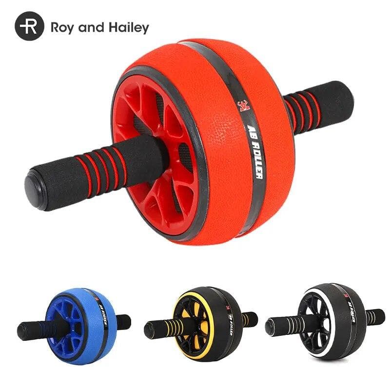 Abdominal Roller Exercise Wheel Fitness Equipment Mute Roller For Arms Back Belly Core Trainer Body Shape Training Supplies