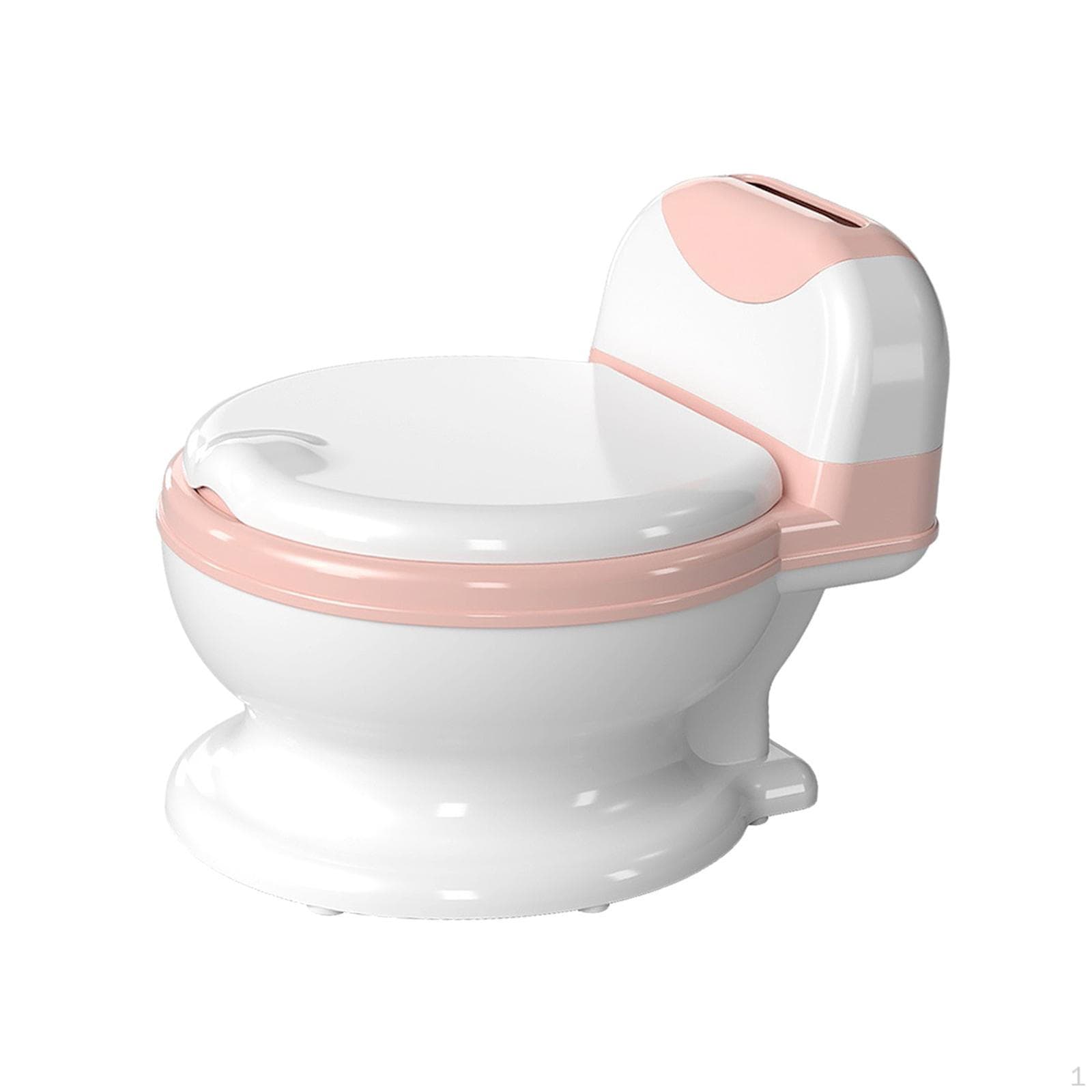 Potty Training Toilet Toddler Chair Assemble Lifelike with Real Feeling blue